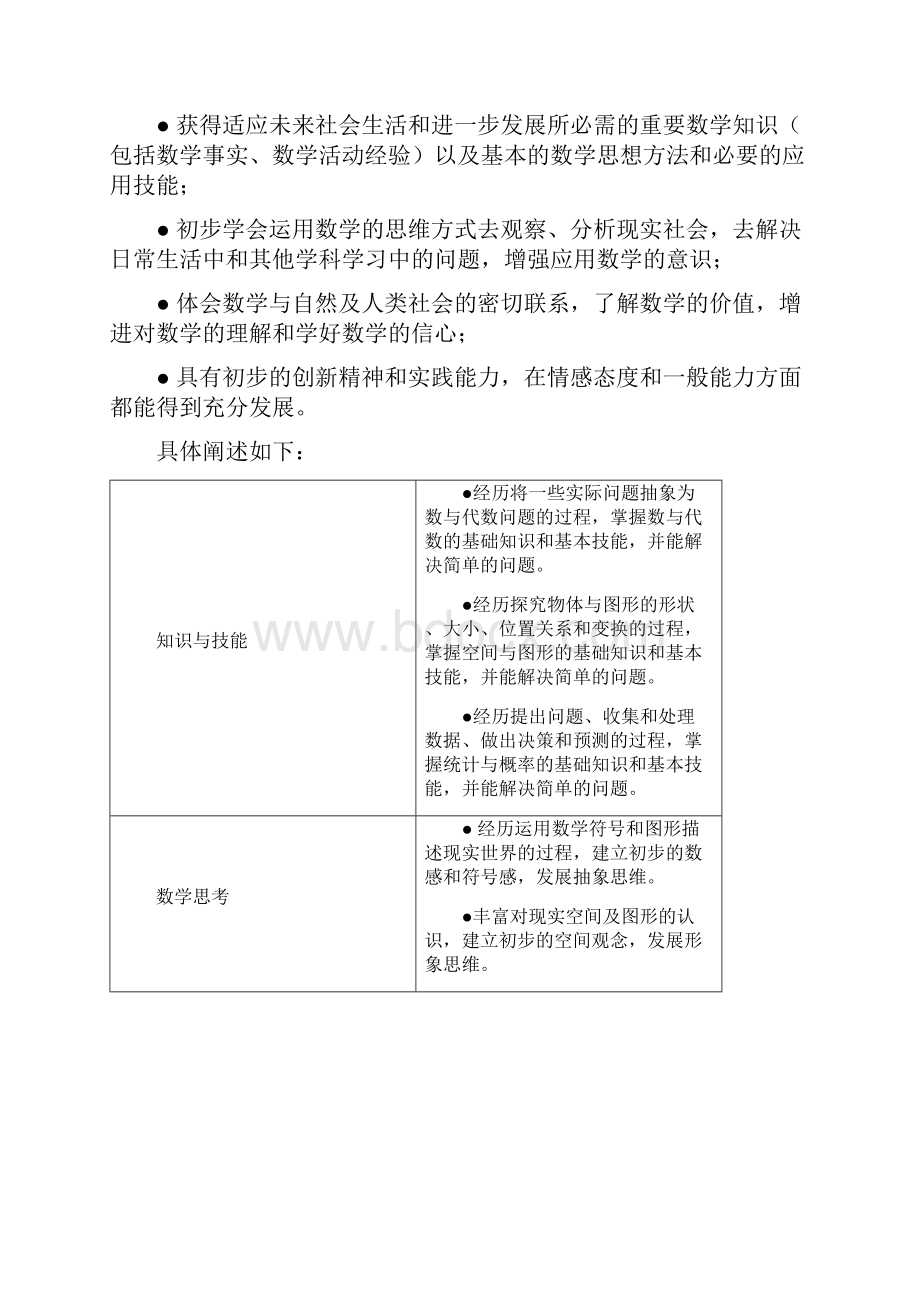 数学教学目标四年级.docx_第2页