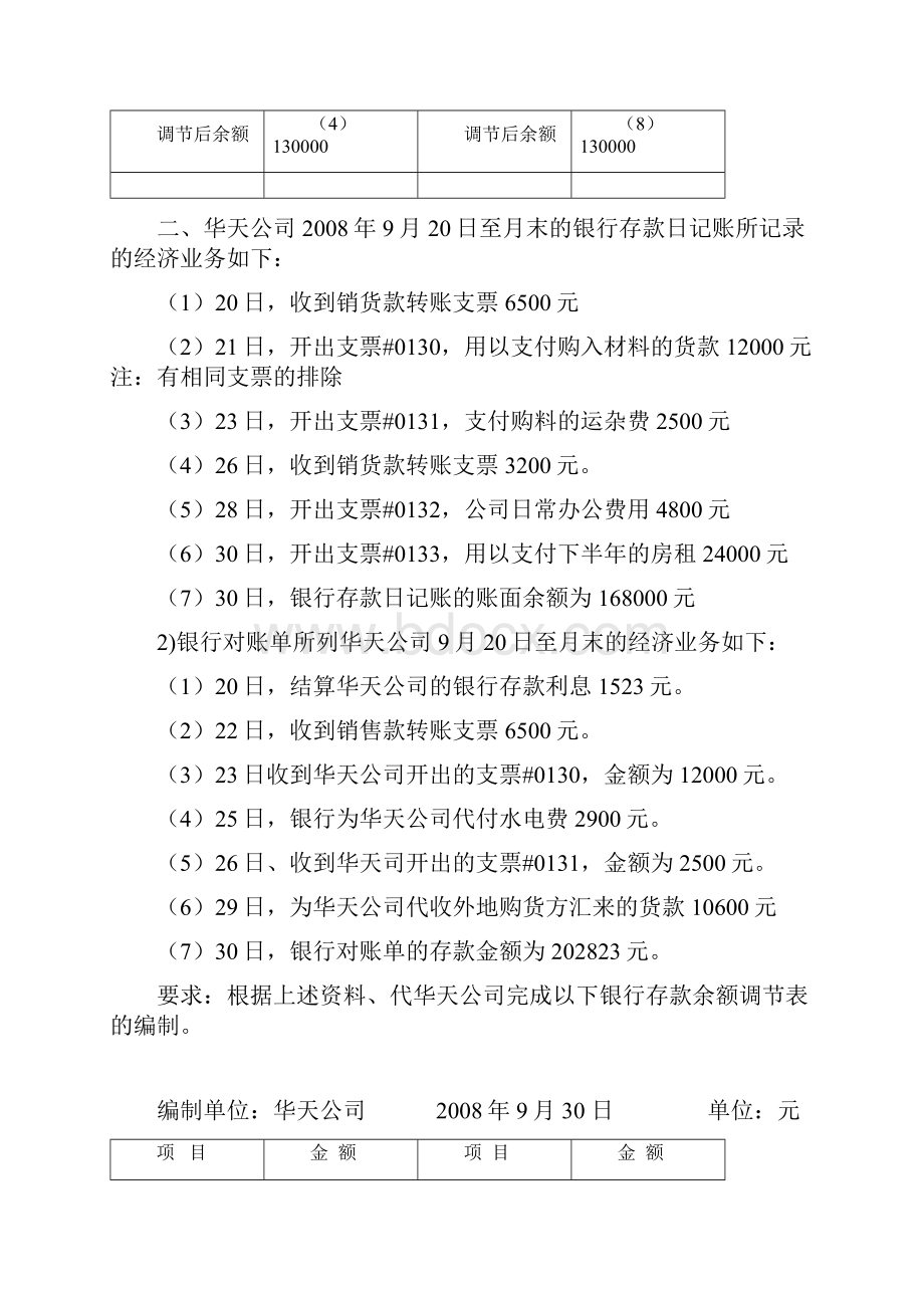 银行余额调节表习题4.docx_第2页