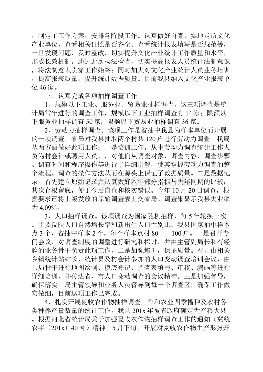 统计工作总结及计划范本.docx_第3页