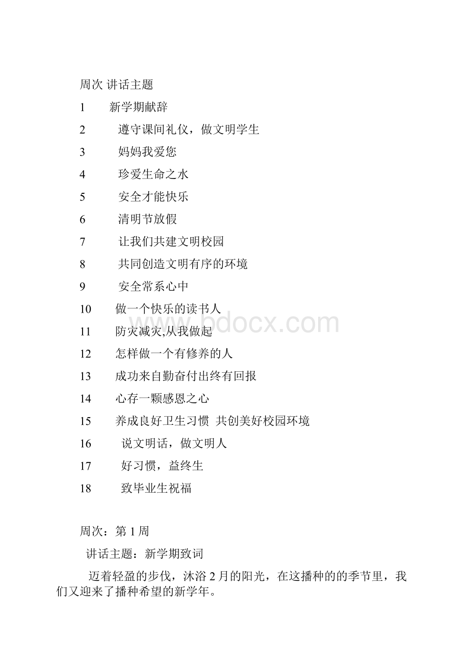 小学春季国旗下讲话稿全集.docx_第2页