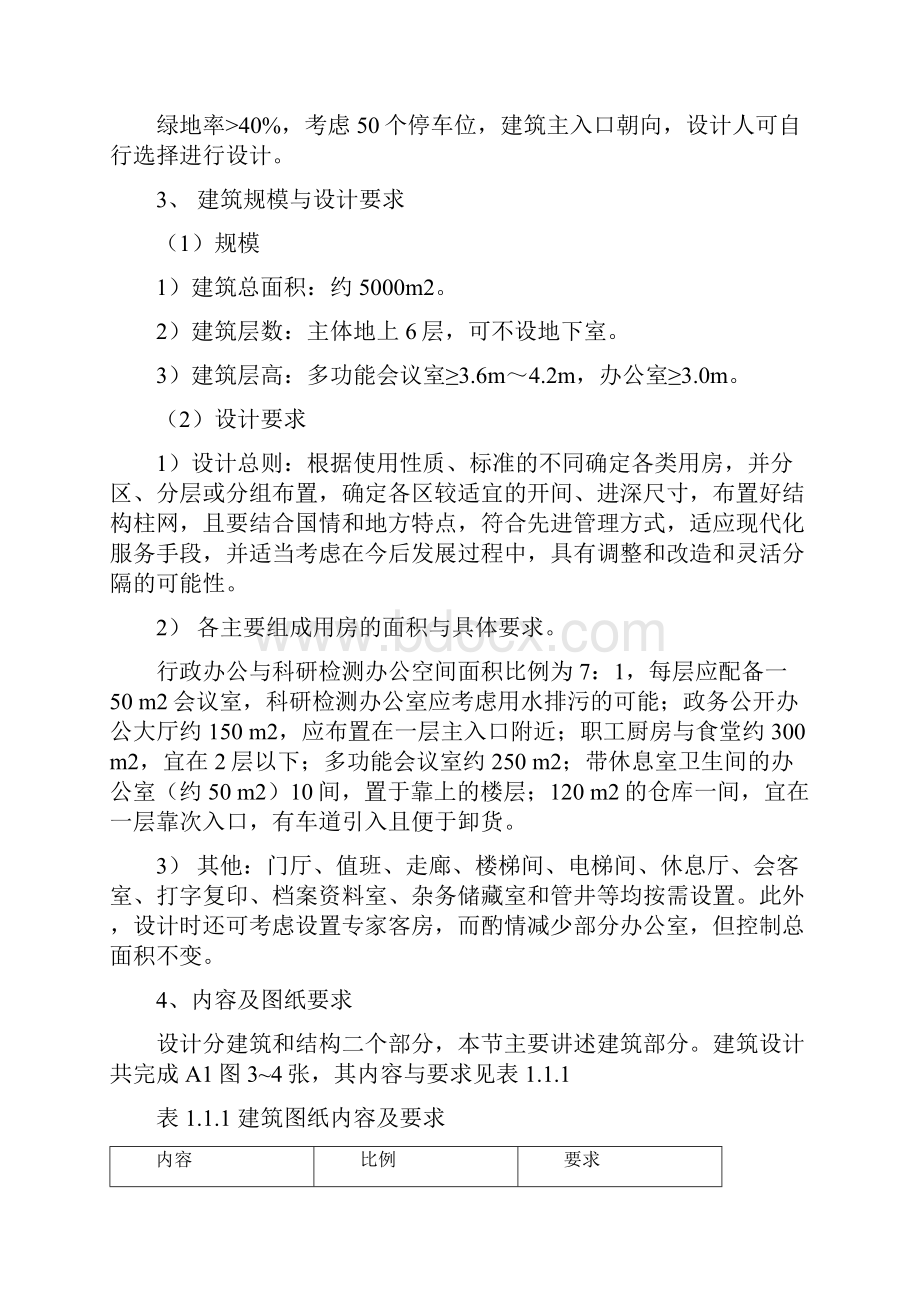 选题土木工程专业毕业设计办公建筑作业题.docx_第2页