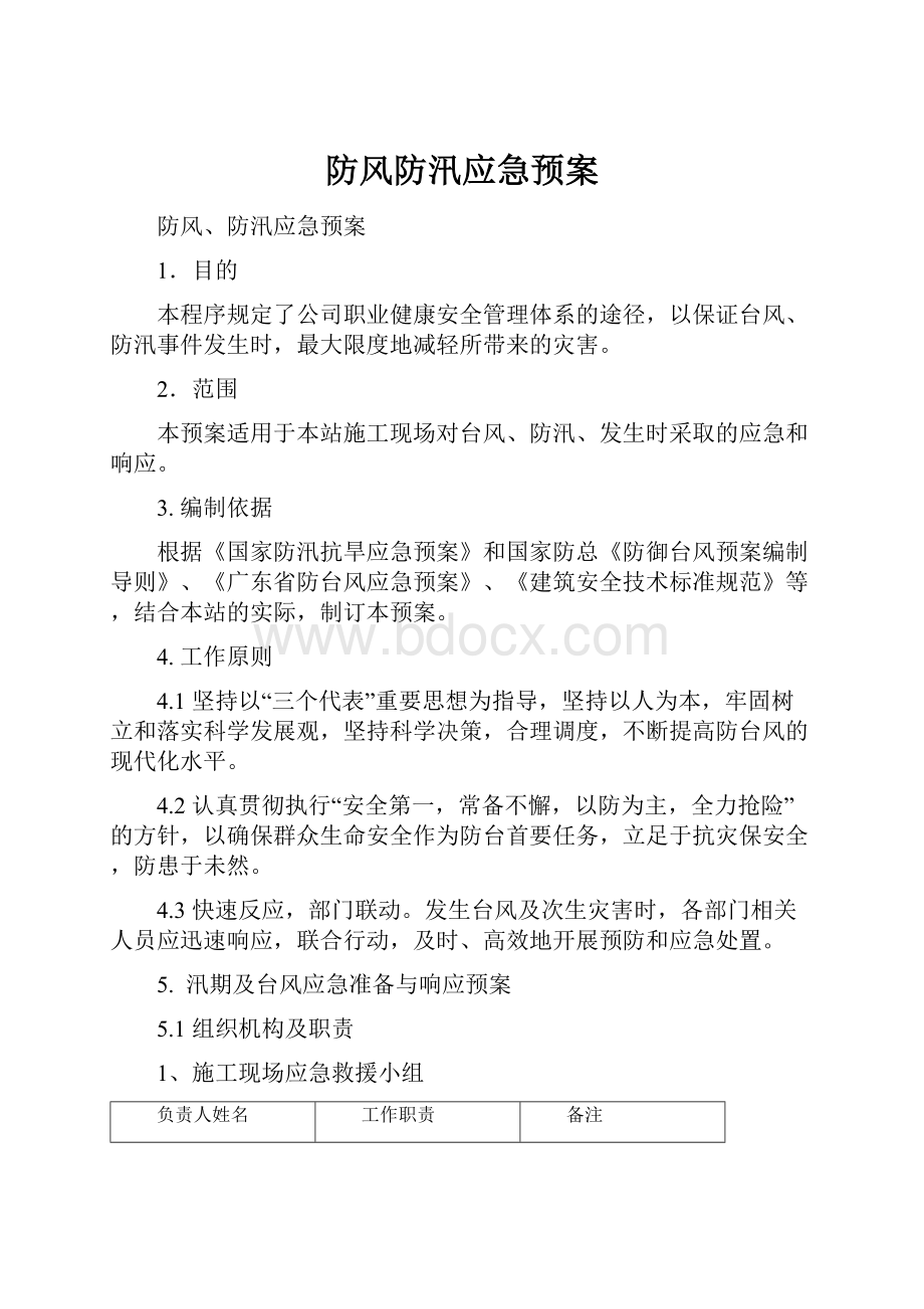 防风防汛应急预案.docx