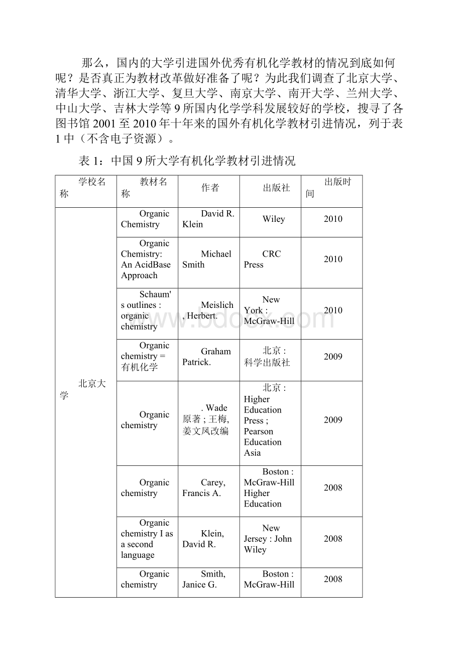 国外有机化学教材引进与利用研究.docx_第2页