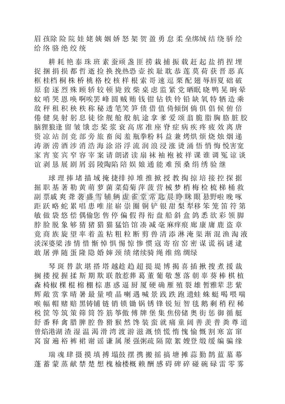 常用汉字2500.docx_第3页