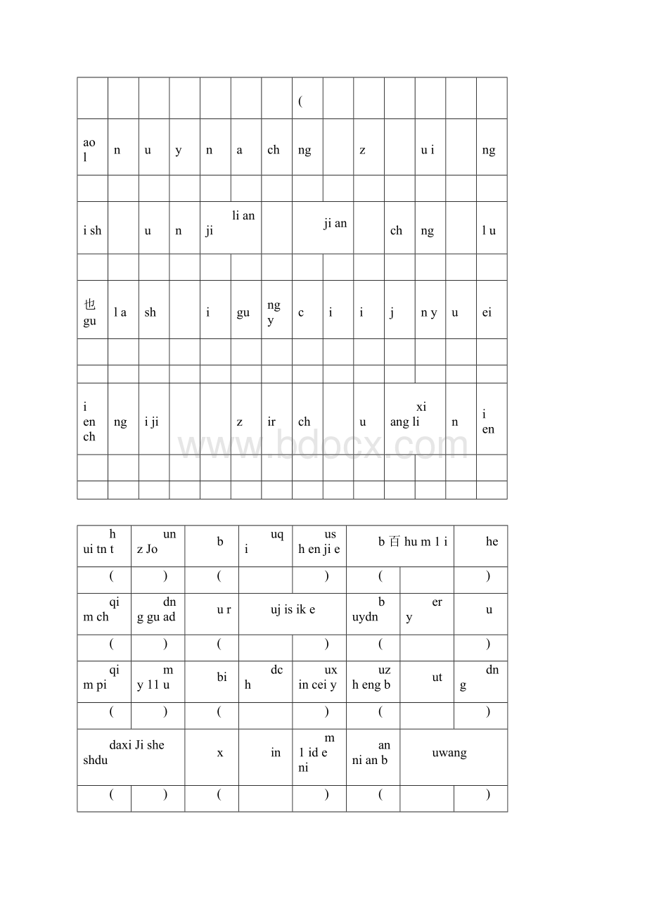 五年级语文上册全部生字看拼音写词语练习题DOC下载.docx_第2页