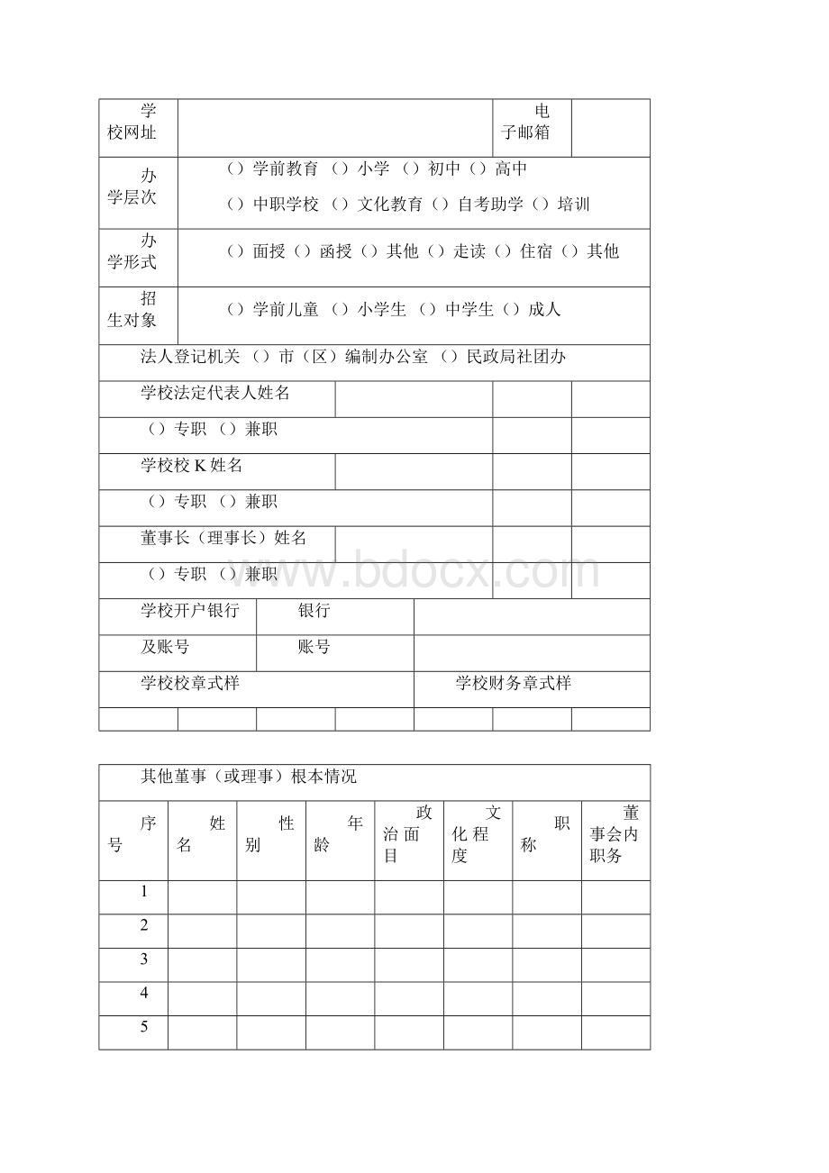 北京市民办学校年度报告书.docx_第2页