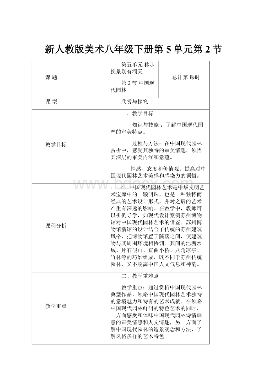 新人教版美术八年级下册第5单元第2节.docx