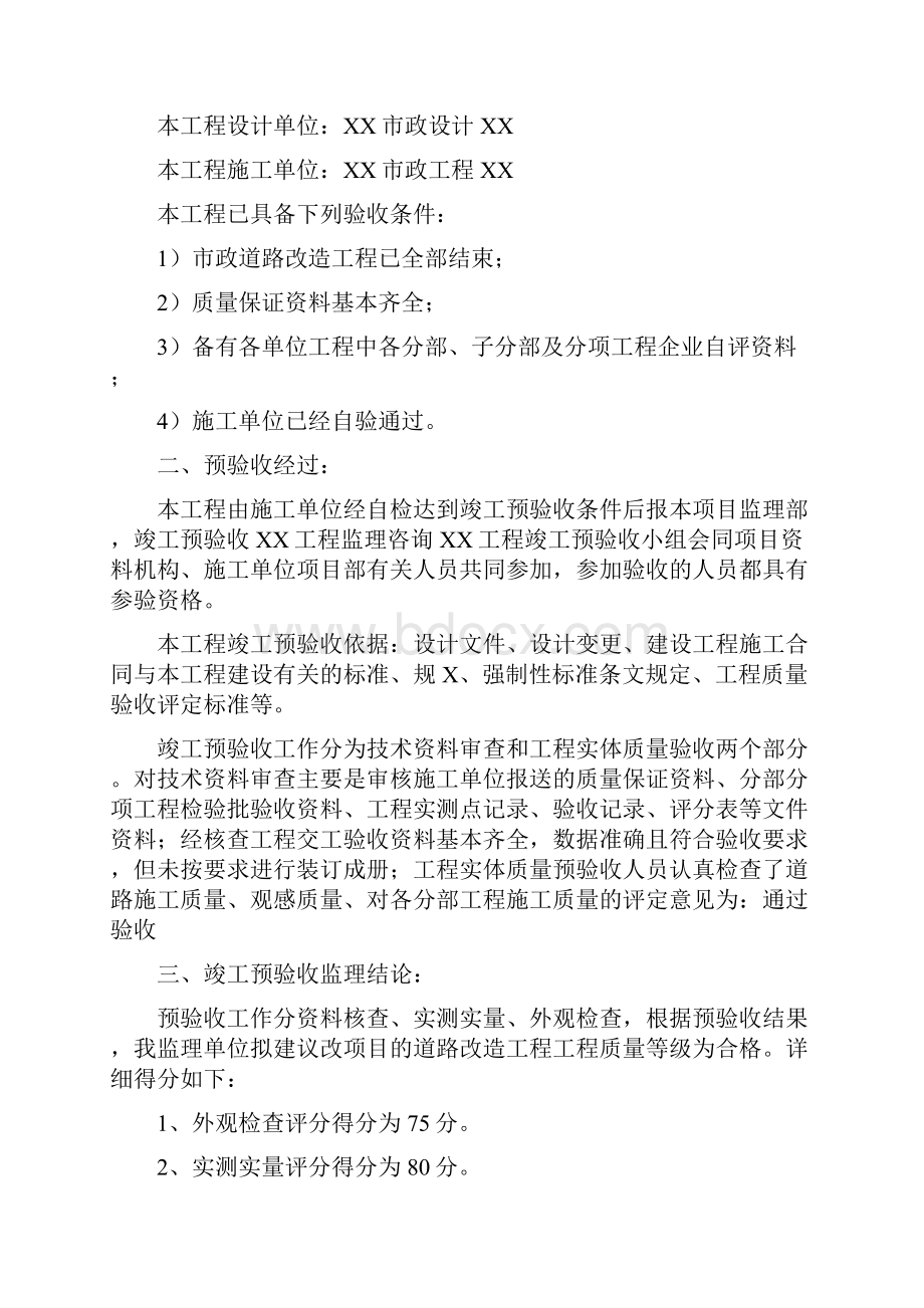 市政预验收报告.docx_第2页