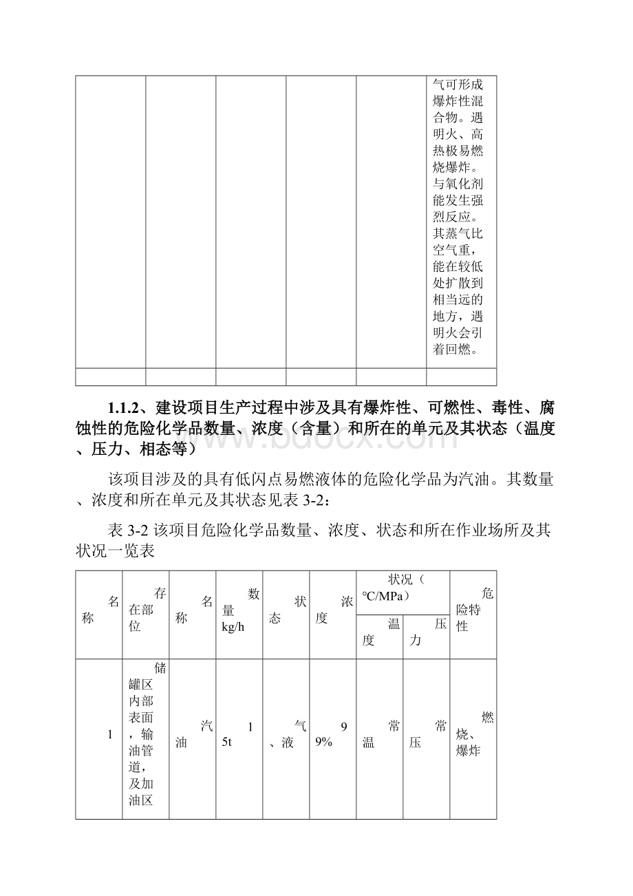 加油站安全设施建设项目过程危险源及危险和有害因素分析.docx_第2页