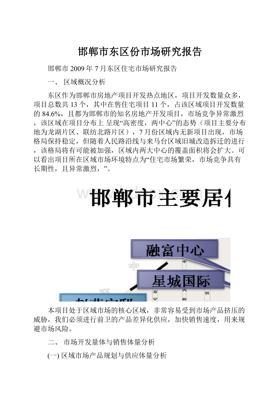 邯郸市东区份市场研究报告.docx