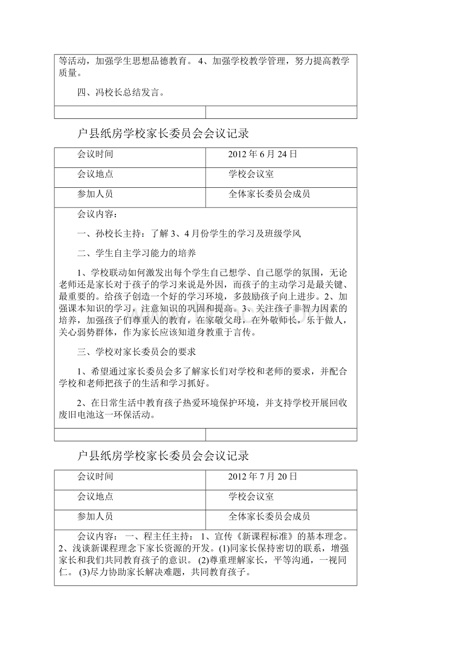 家长委员会制度活动记录2.docx_第3页