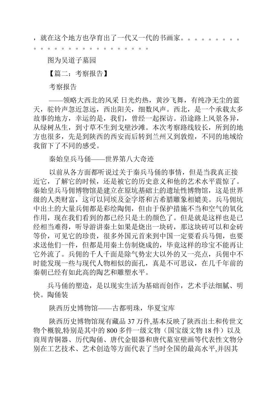 工作报告之历史考察报告范文.docx_第2页