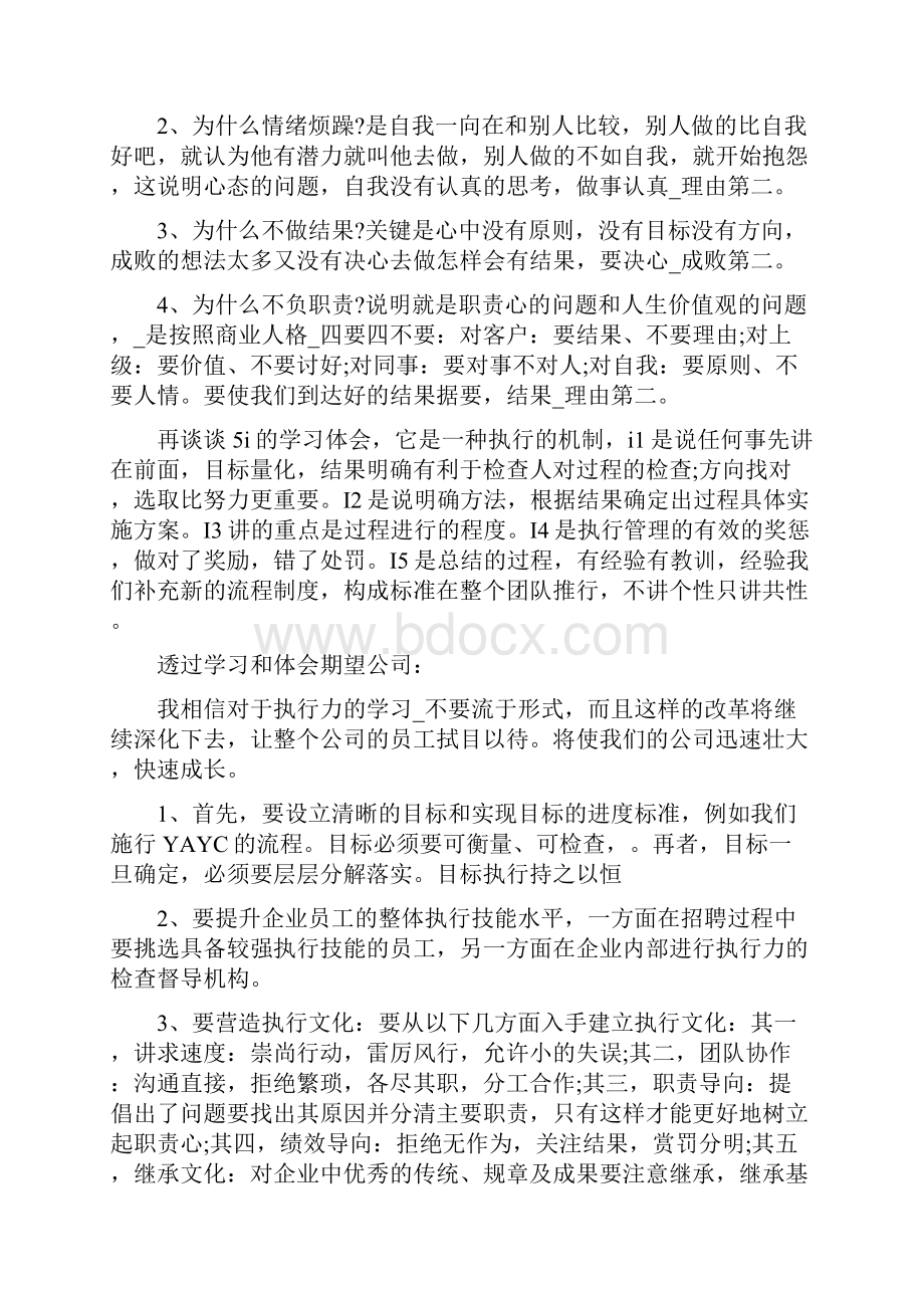 企业执行力的心得体会5篇.docx_第3页