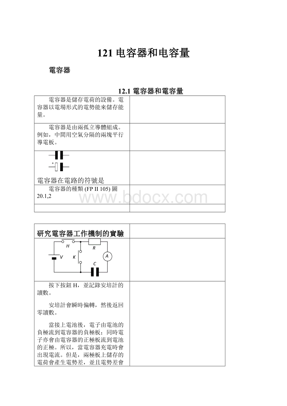 121电容器和电容量.docx_第1页