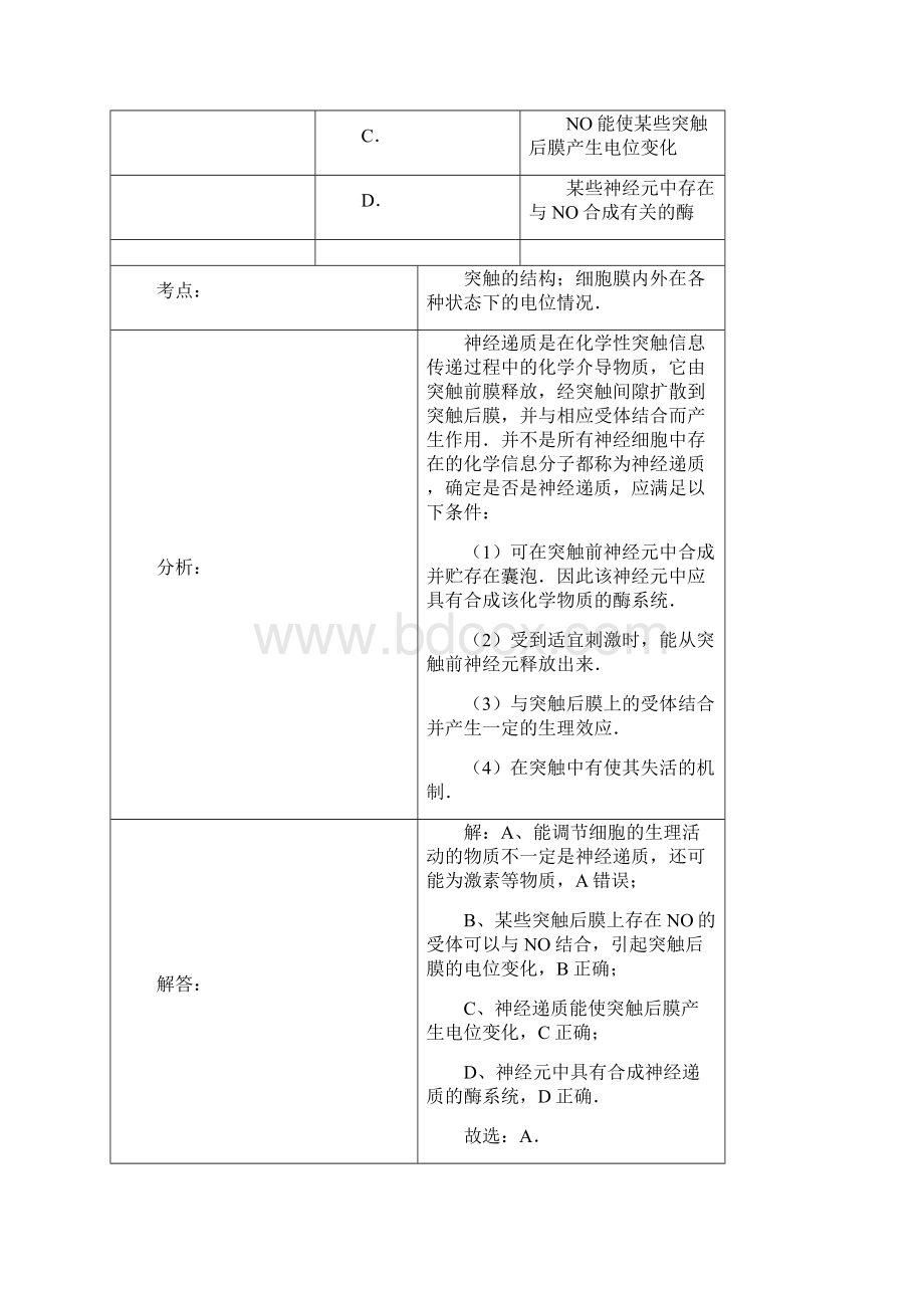 生物高考模拟卷高三生物试题及答案福州市届高考生物三模考试.docx_第3页