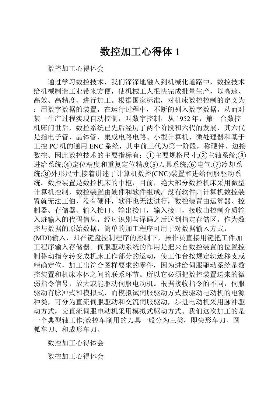 数控加工心得体1.docx