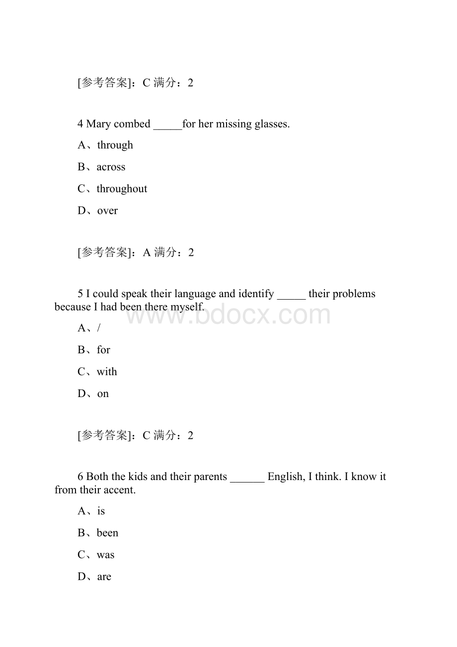 东大18秋学期《大学英语二》在线作业1答案.docx_第2页