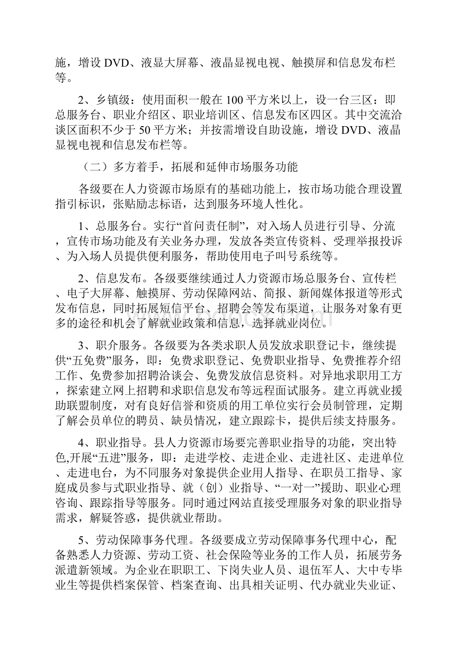 人力资源市场建设工作实施方案.docx_第2页