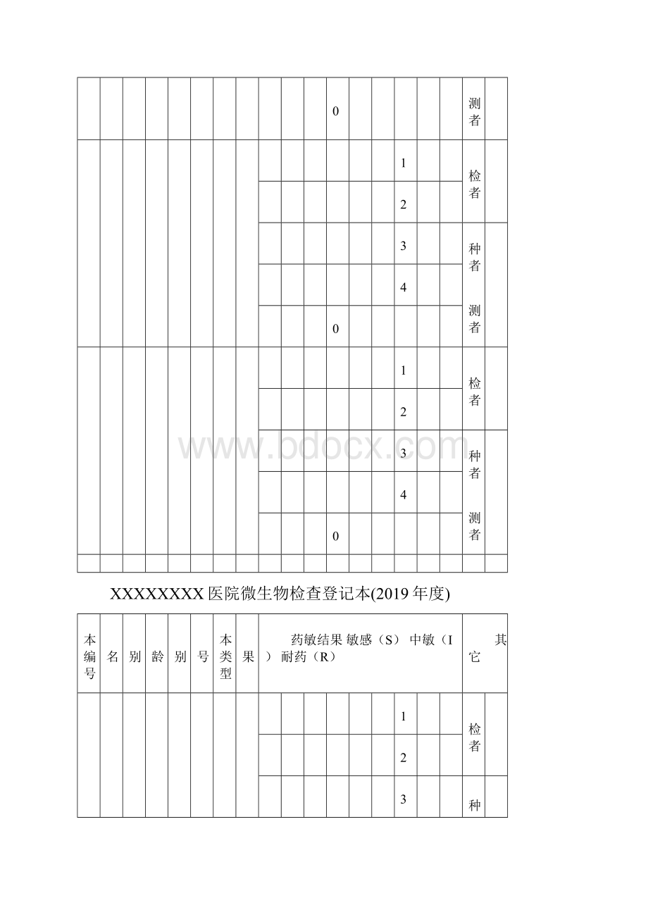 检验科微生物检查登记本.docx_第2页