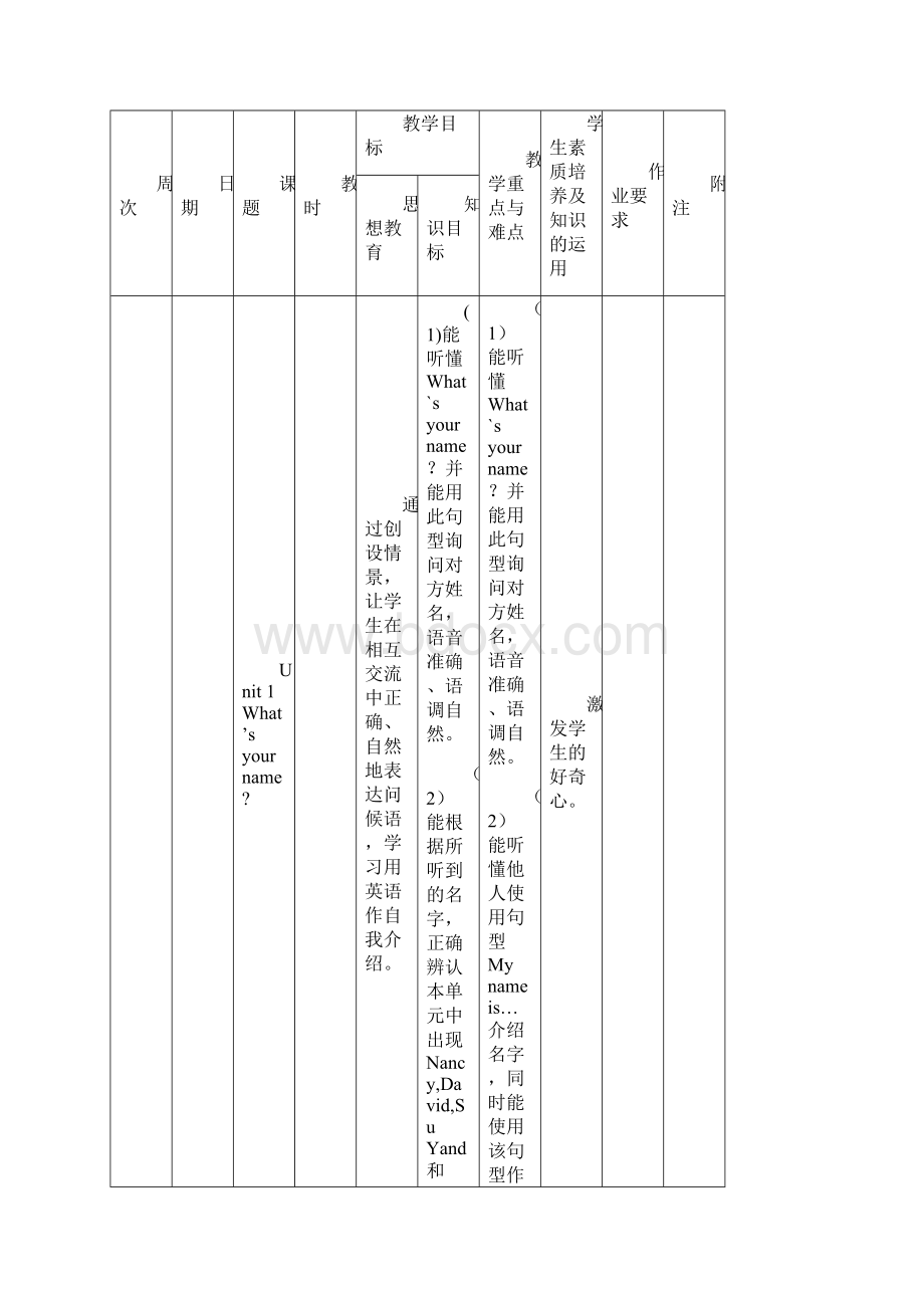 一年级b英语教学计划.docx_第3页