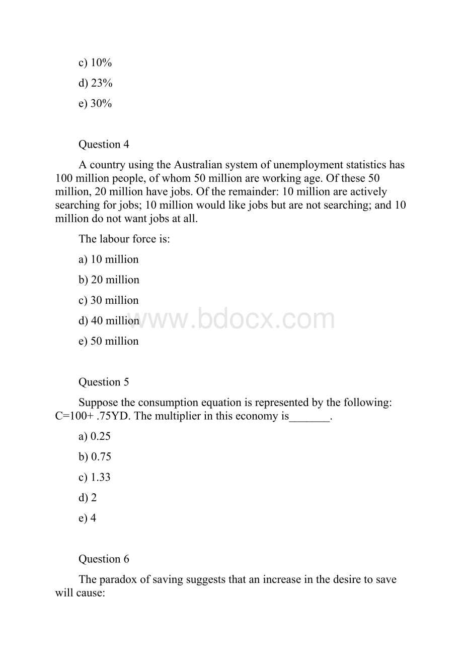 Macroeconomics习题集.docx_第2页