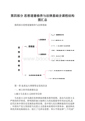 第四部分 思想道德修养与法律基础含课程结构图汇总.docx