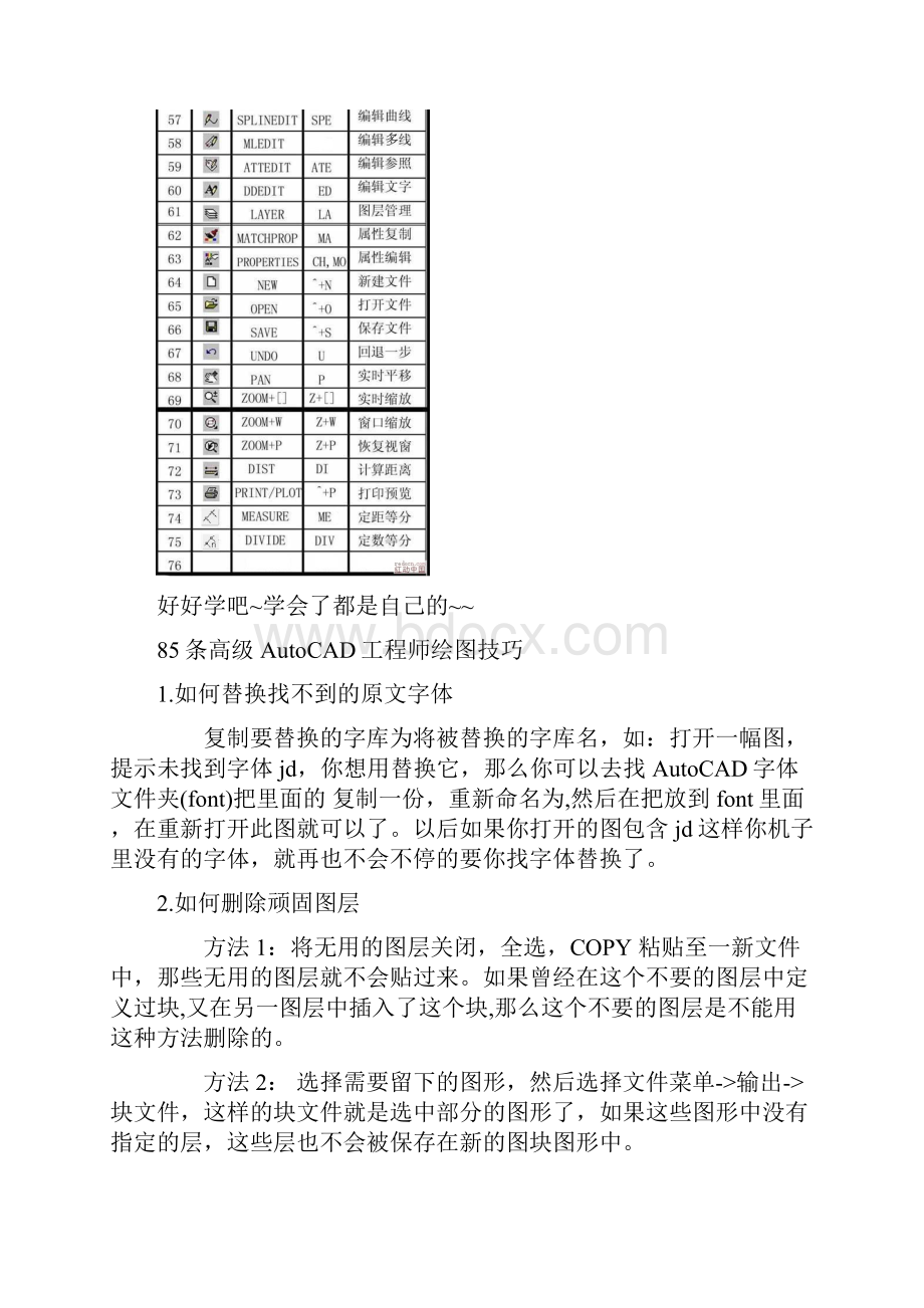 85条高级AutoCAD工程师绘图技巧.docx_第3页