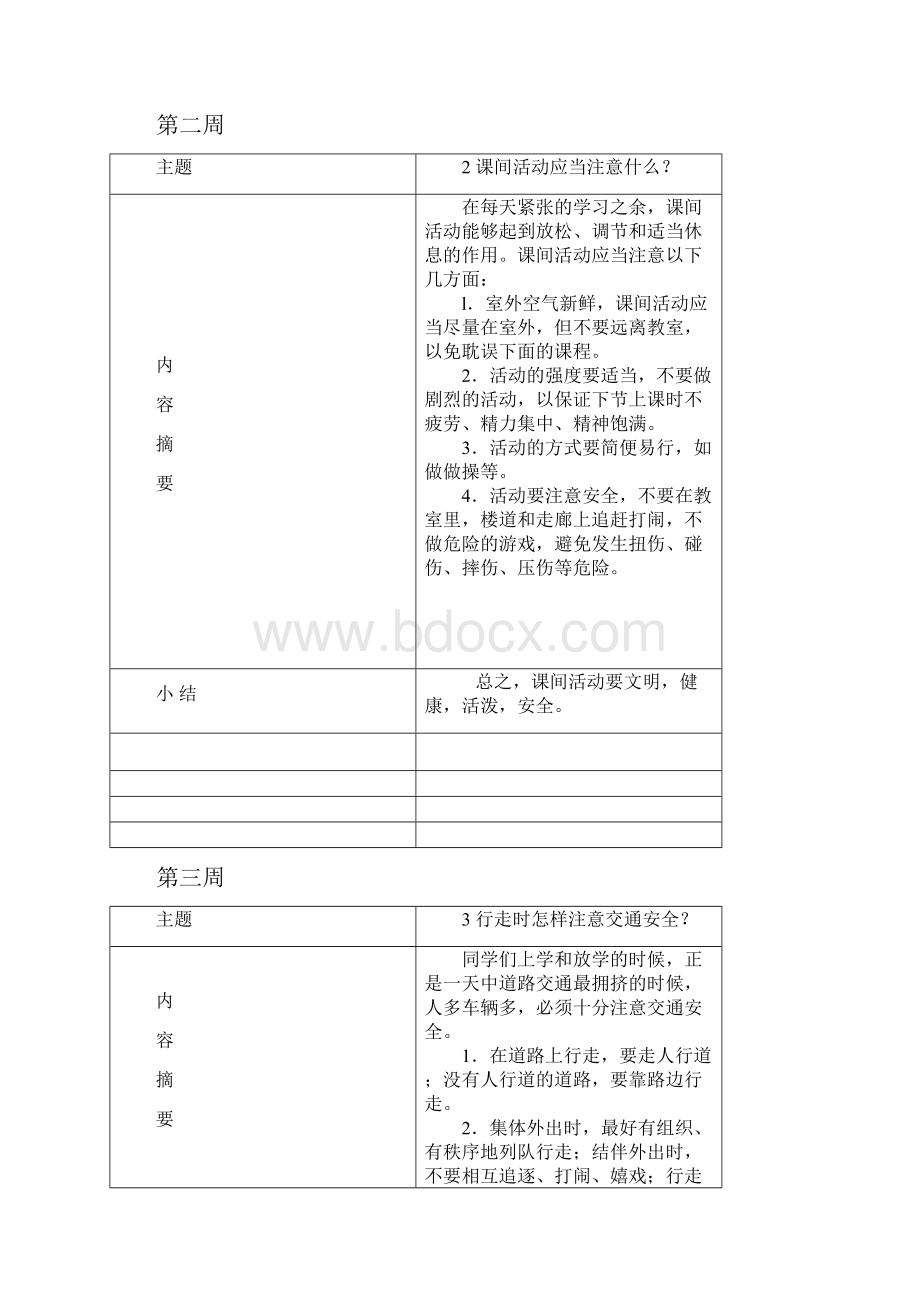 学校每周安全教育记录同名9104.docx_第2页