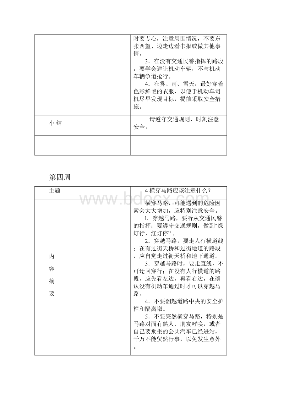 学校每周安全教育记录同名9104.docx_第3页