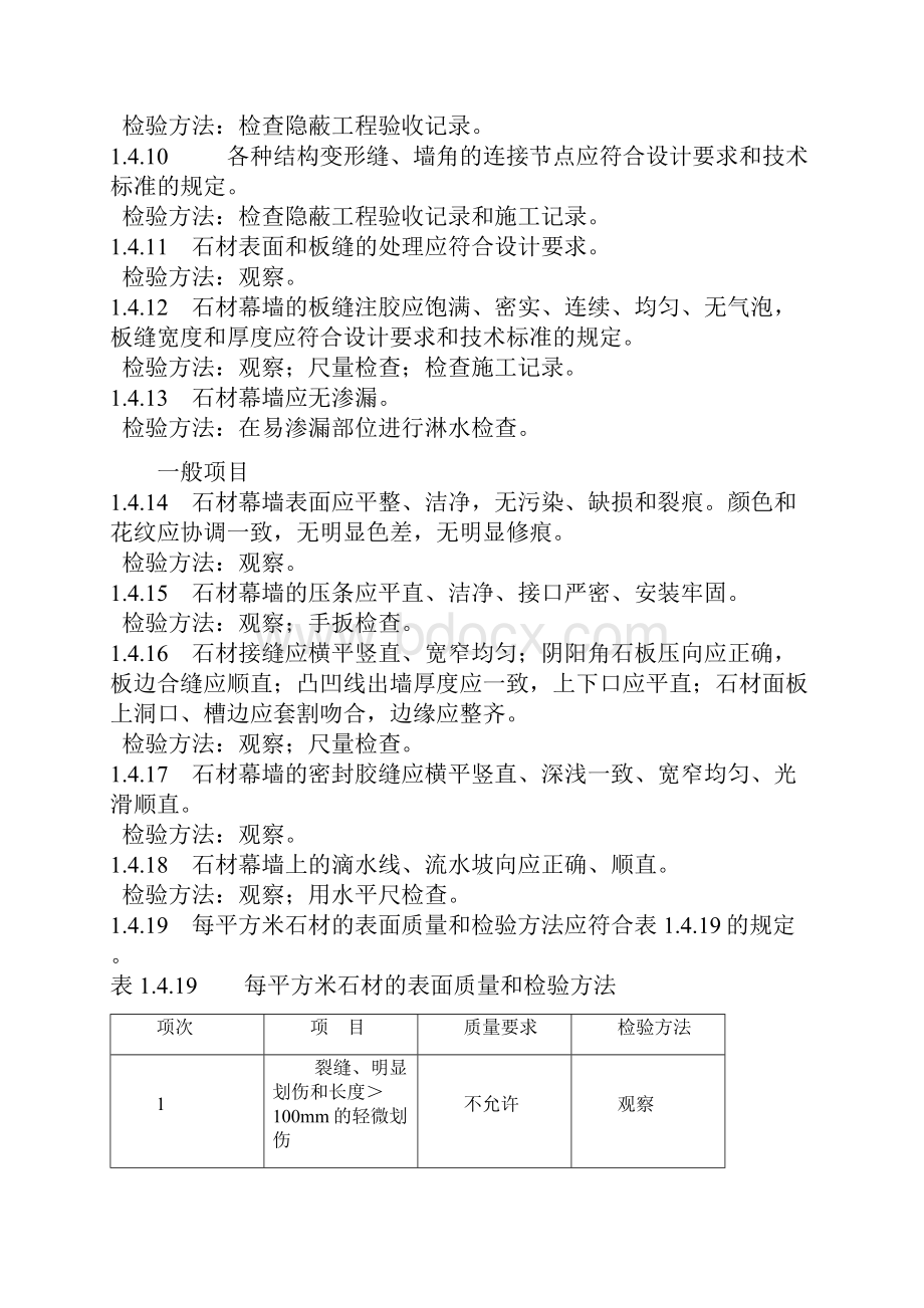 石材幕墙工程验收标准.docx_第2页