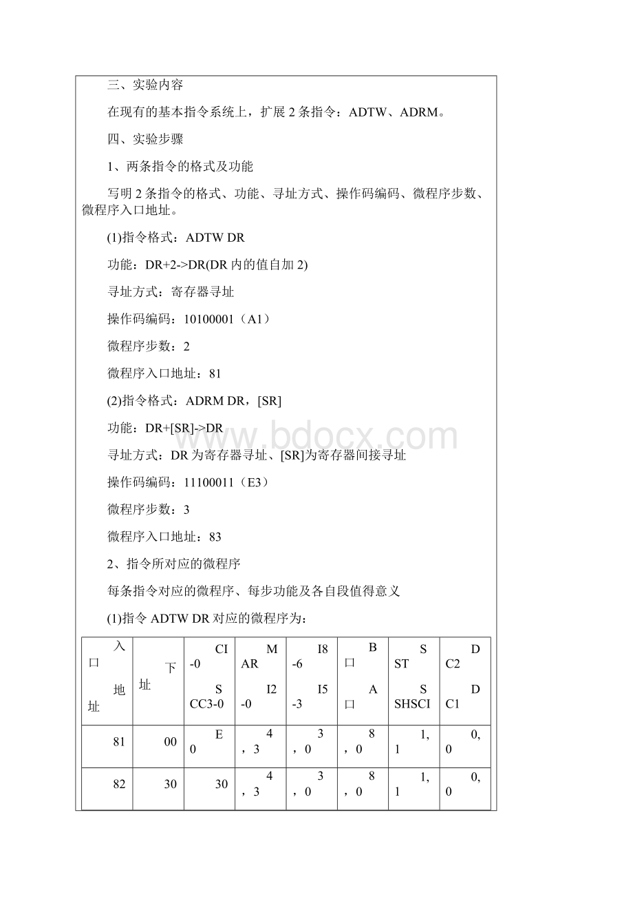 计算机组成原理指令扩展实验.docx_第2页