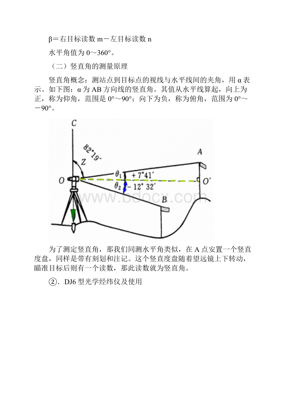 工程测量实训五 角度测量.docx_第2页