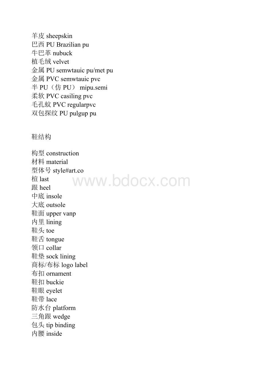 鞋业英语大全.docx_第3页