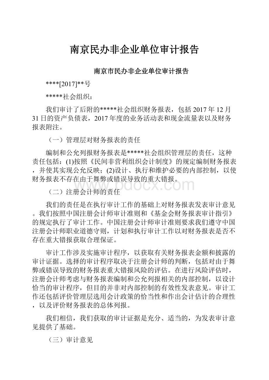 南京民办非企业单位审计报告.docx_第1页