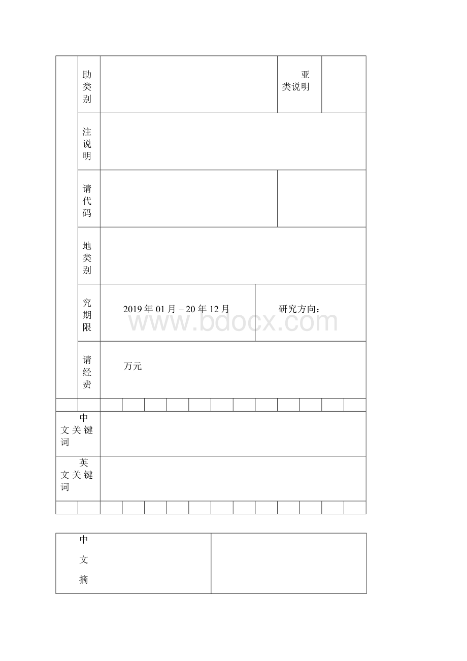 国家自然基金申请书空白模板.docx_第3页