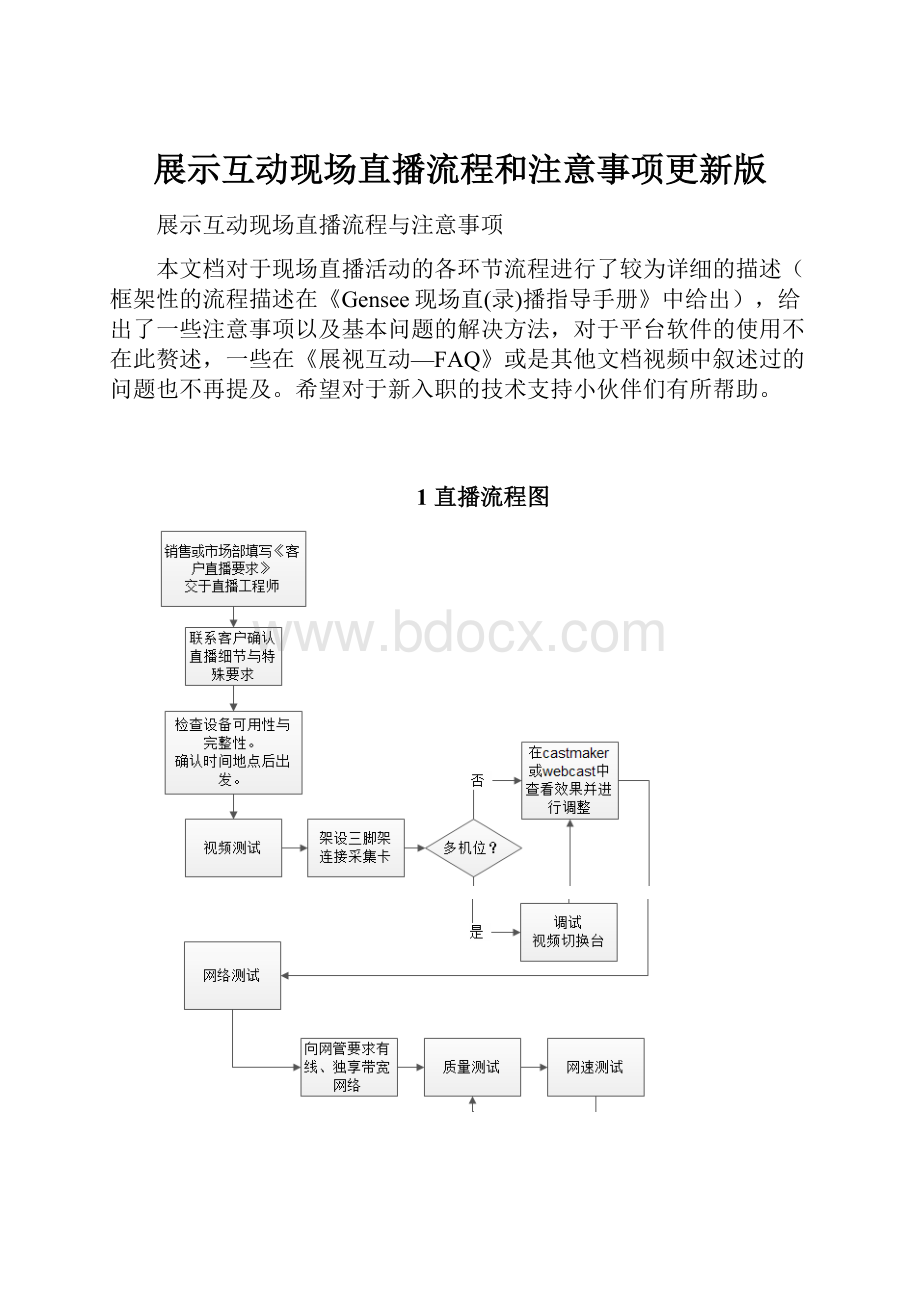 展示互动现场直播流程和注意事项更新版.docx