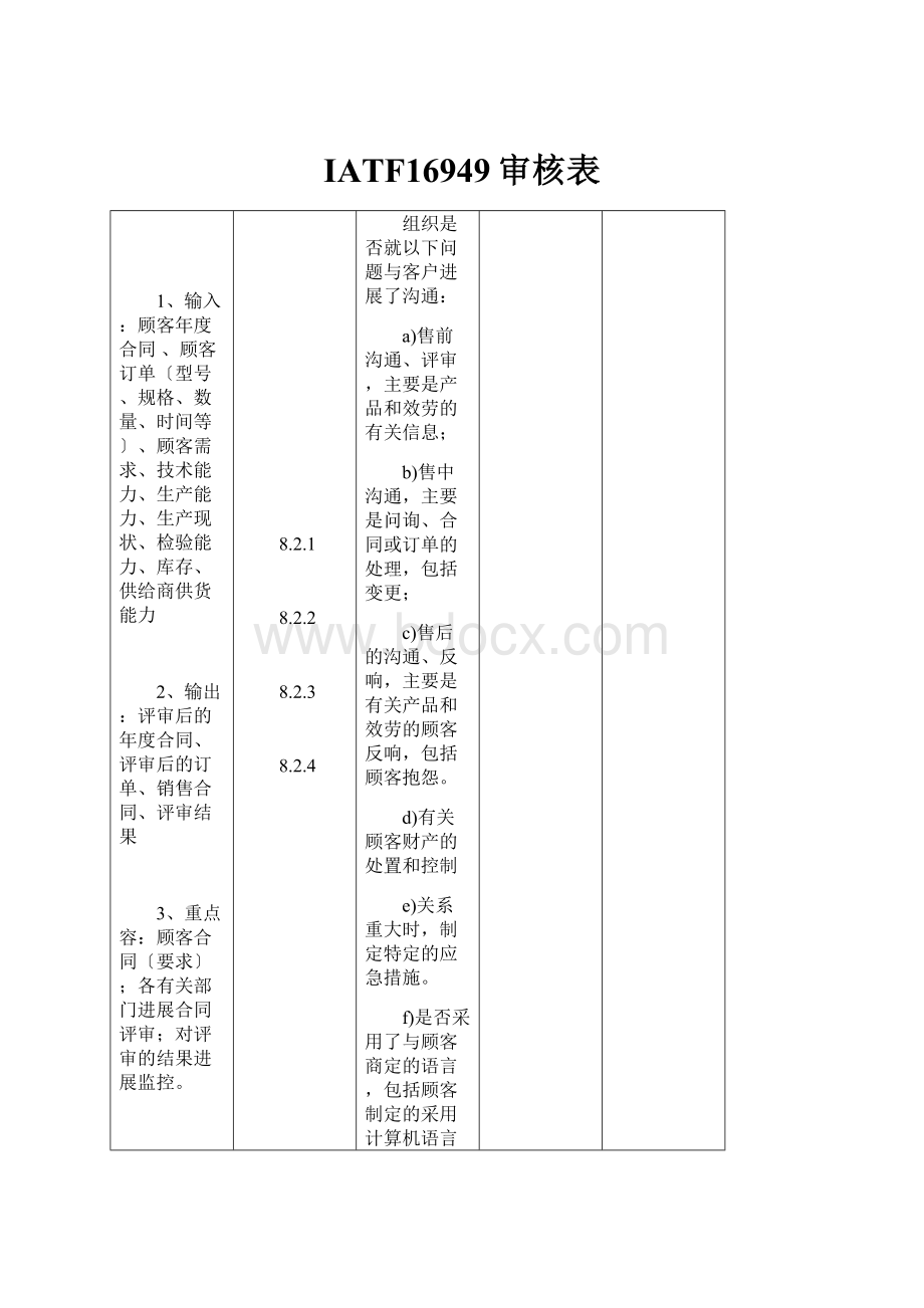 IATF16949审核表.docx