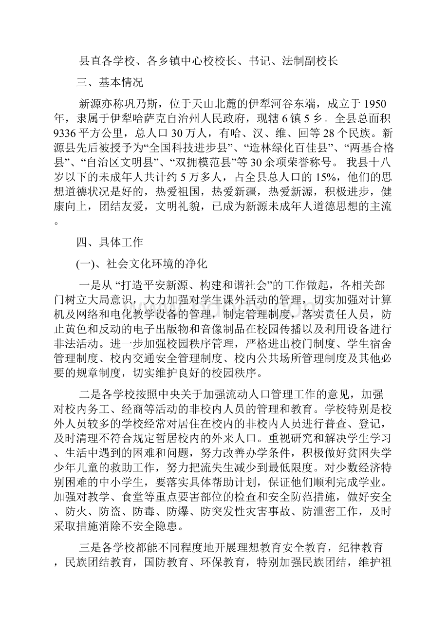 关于未成年人思想道德建设的自查报告.docx_第2页