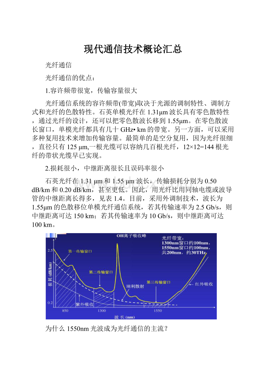 现代通信技术概论汇总.docx_第1页