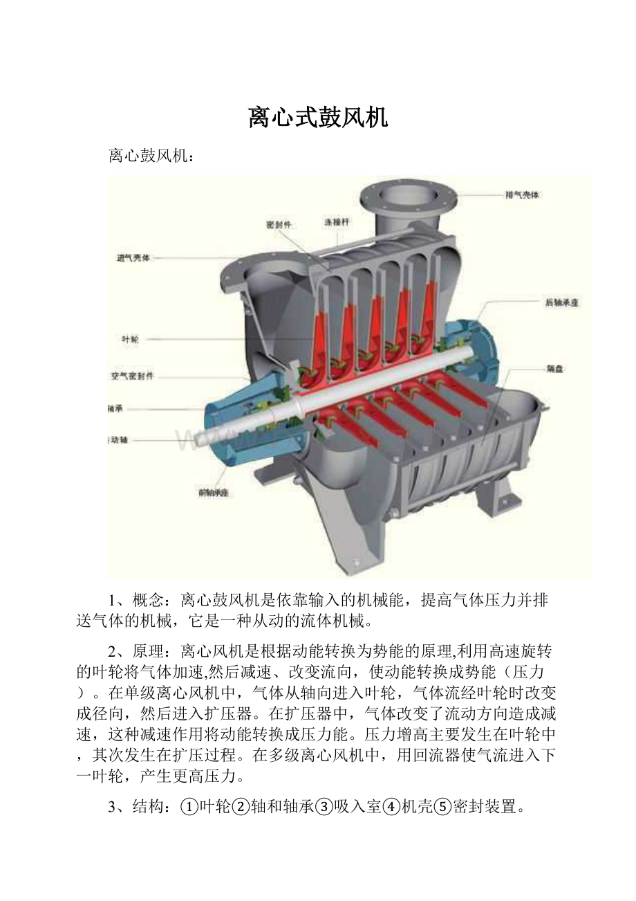 离心式鼓风机.docx