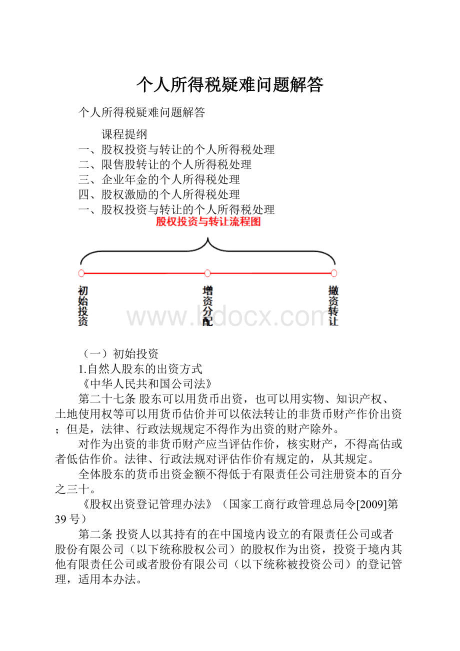 个人所得税疑难问题解答.docx