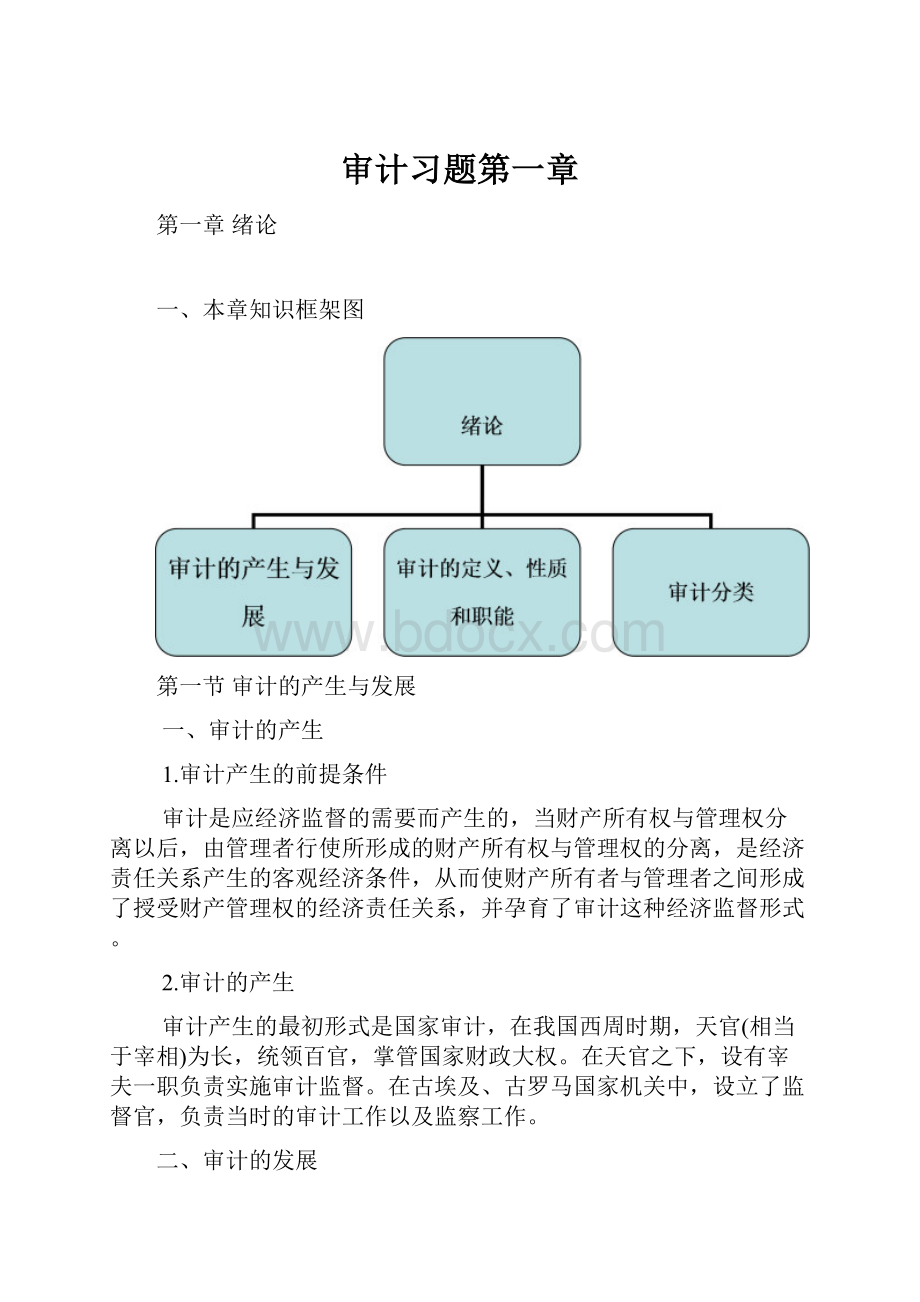 审计习题第一章.docx