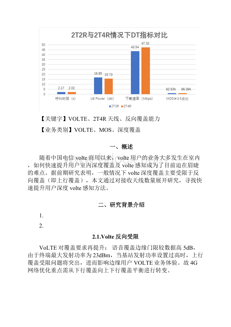 4G优化案例2T2R vs 2T4R天线深度覆盖及用户volte感知对比研究.docx_第2页