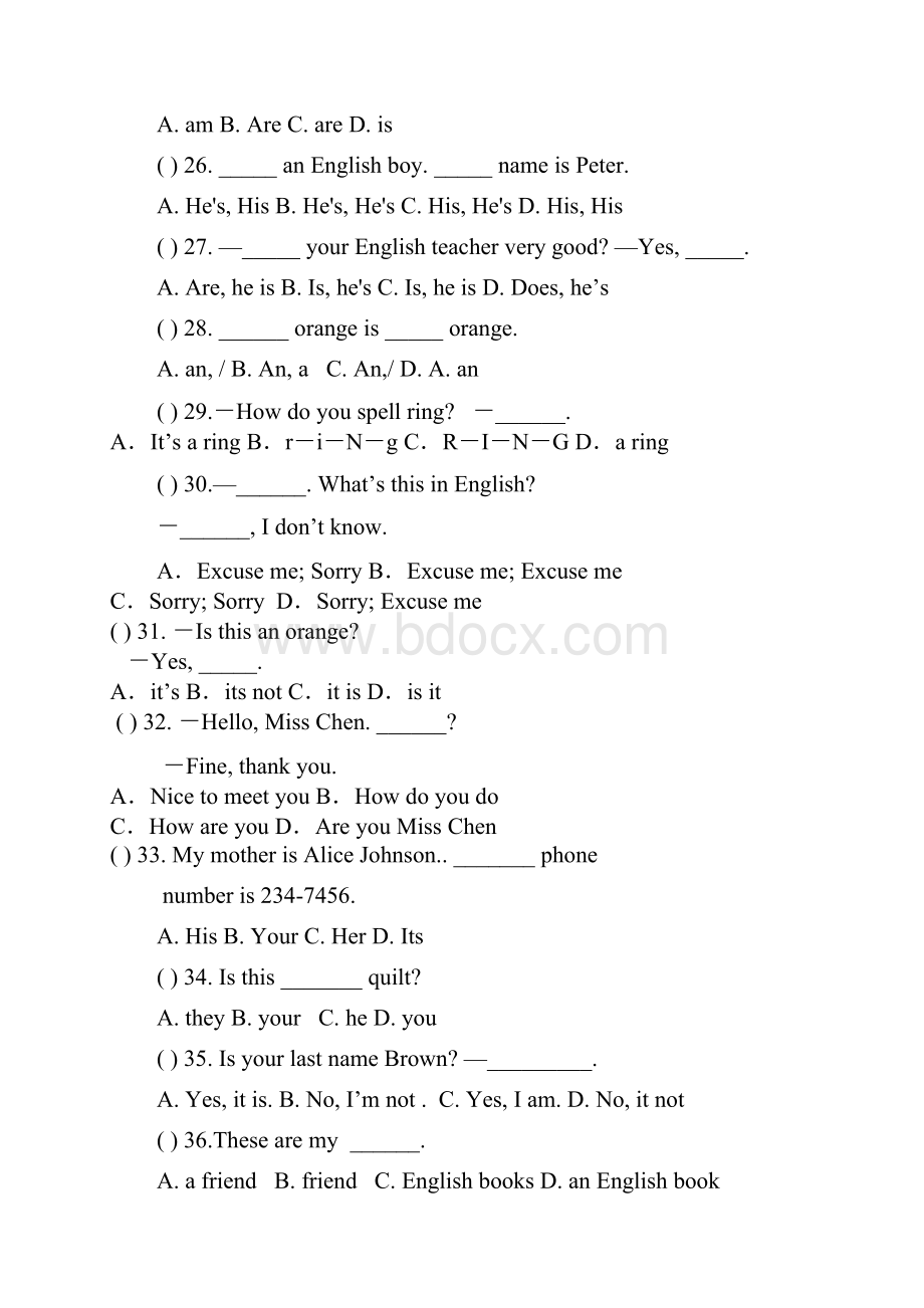 七年级英语上册第一次月考试题.docx_第3页