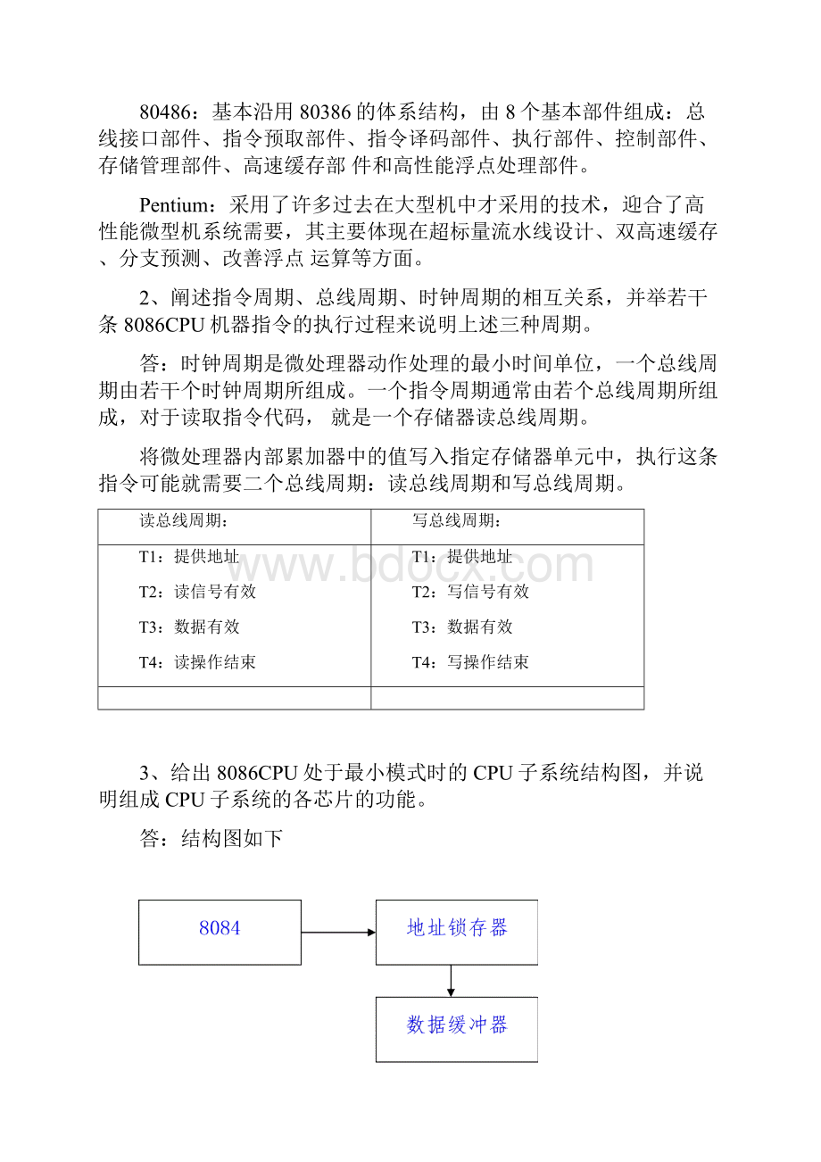 微机接口与通讯平时作业带答案.docx_第2页