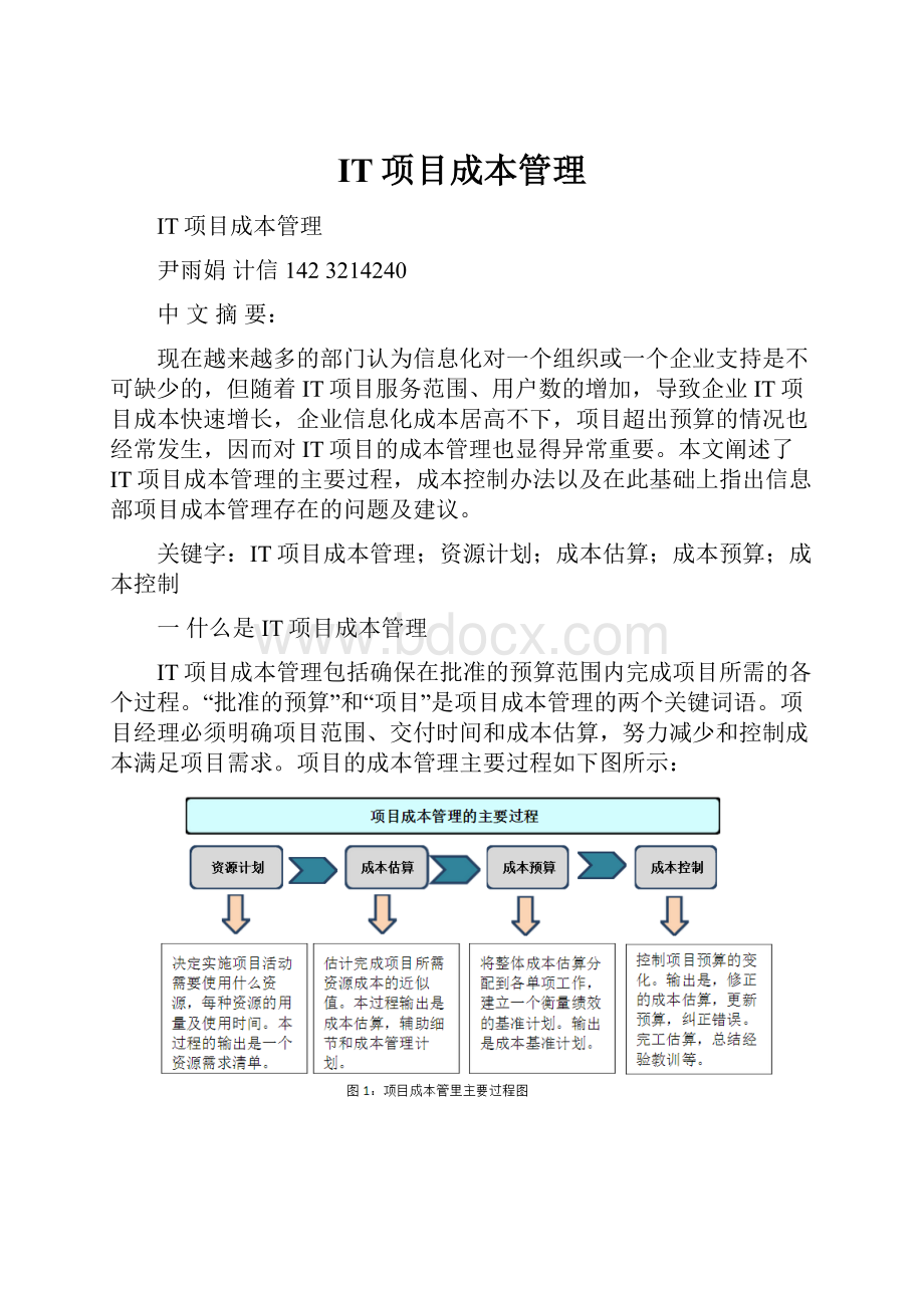 IT项目成本管理.docx