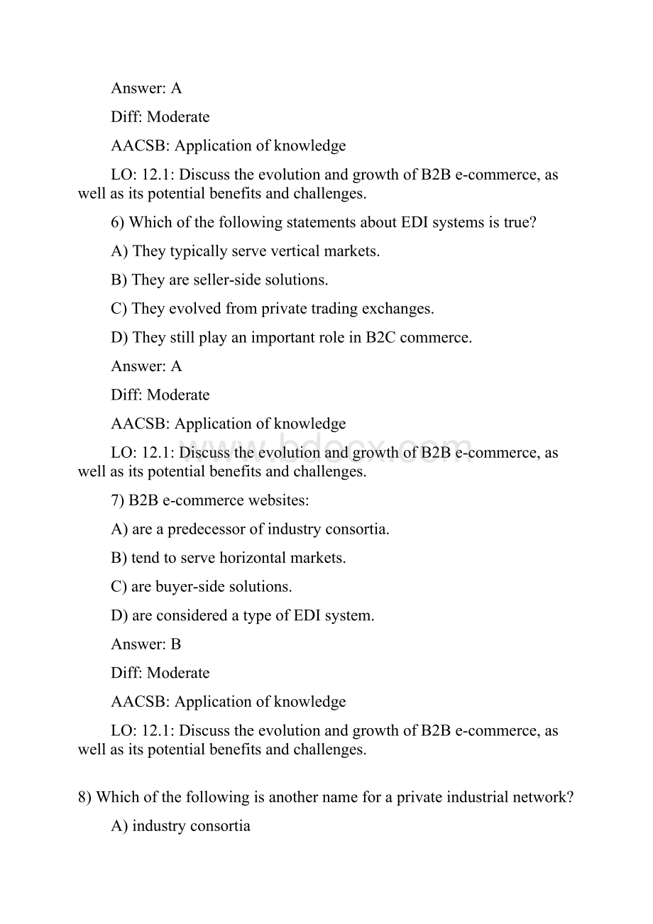 电子商务英文版最新版试题库chapter 12.docx_第3页