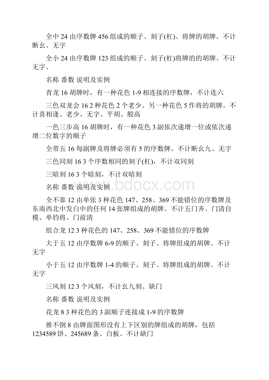 麻将番数计算全部番型.docx_第3页