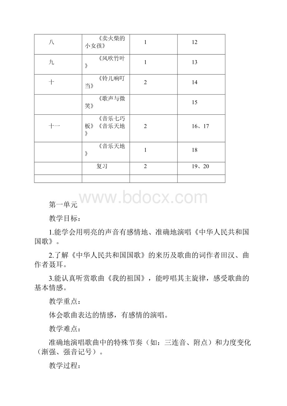 湘教版六年级上册音乐教案.docx_第3页