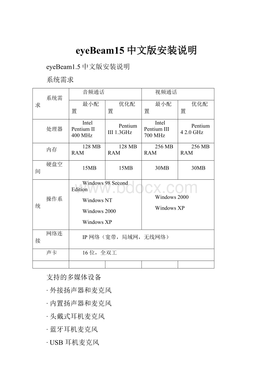 eyeBeam15中文版安装说明.docx